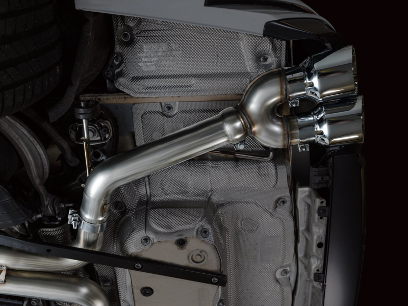 AWE Tuning 19-23 Audi C8 S6/S7 2.9T V6 AWD Track Edition Exhaust - Chrome Silver Tips - Image 4