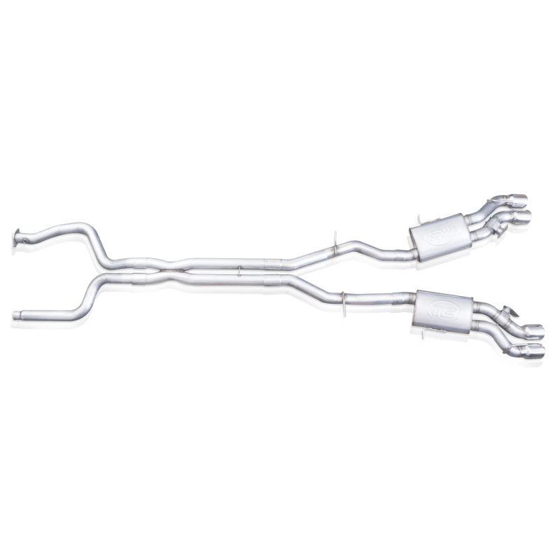 Stainless Works 2016-18 Cadillac CTS-V Sedan Catback System Resonated X-Pipe Dual-Mode Mufflers - Image 7