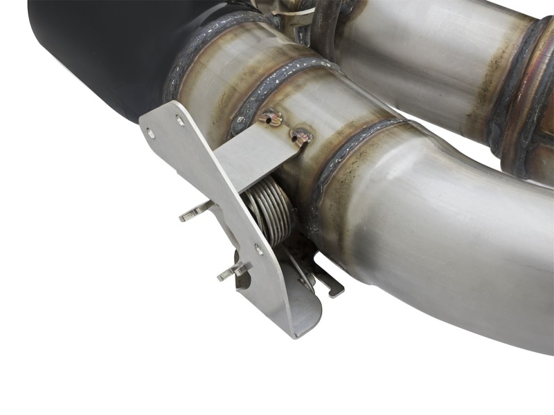 aFe MACHForce XP 3in 304 SS Axle-Back Exhaust Dual Exhaust (NPP) w/ Black Tips 16-17 Camaro SS V8 - Image 8