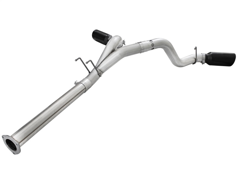 aFe Atlas Exhaust 4in DPF-Back Al Steel 11-14 Ford Diesel Trucks V8-6.7L (td) - Image 2