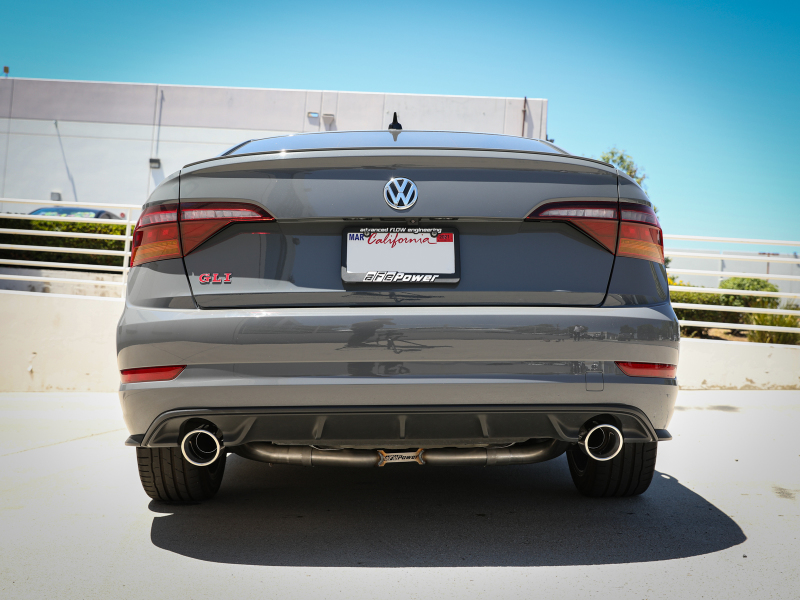 aFe 19-21 VW Jetta GLI (MKVII) L4-2.0L (t) MACH Force-Xp 304 SS Cat-Back Exhaust System Polished Tip - Image 4