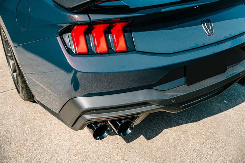 Corsa 24-25 Ford Mustang Dark Horse 5.0L 3in Dual Rear Cat-Back w/Twin 4.5in Black PVD Straight Tips - Image 4