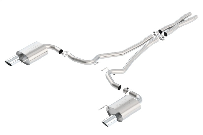 Borla Atak S Cat-Back 15-17 Ford Mustang GT 5.0L V8 MT/AT 2.5in pipe 4in tip - Image 2