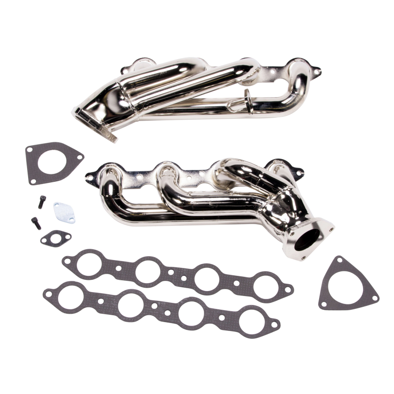 BBK 99-04 GM Truck SUV 6.0 Shorty Tuned Length Exhaust Headers - 1-3/4 Titanium Ceramic - Image 3