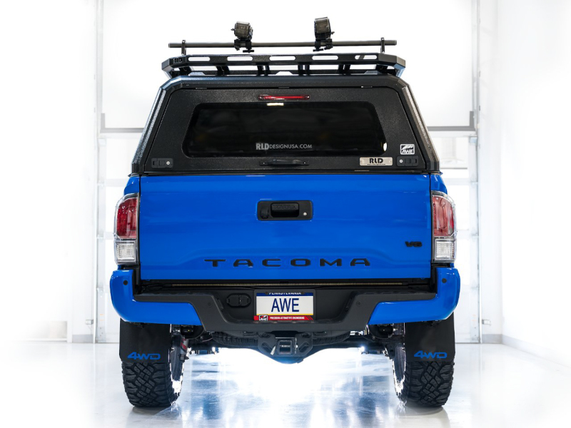 AWE 2016-2022 Toyota Tacoma 0FG Exhaust with BashGuard - No Tips - Image 6