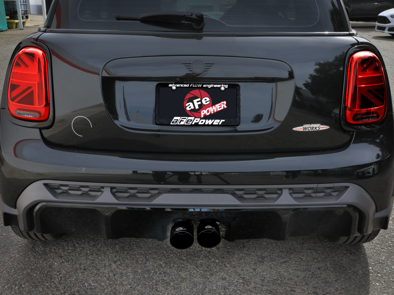 aFe 14-24 Mini Cooper S MACH Force-Xp 3in to 2-1/2in 304SS Cat-Back Exhaust w/ Black Tip - Image 7