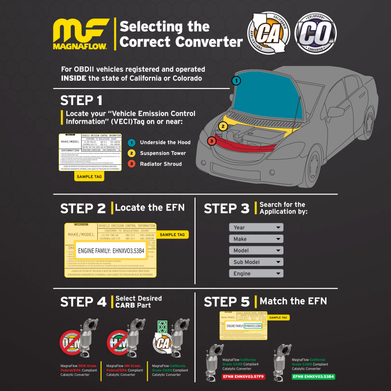 Magnaflow 03-06 Chevrolet Silverado 2500 HD 6.0L Direct Fit Converter - Image 9