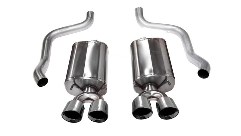 Corsa 2009-2013 Chevrolet Corvette C6 6.2L V8 Polished Sport Axle-Back Exhaust - Image 9