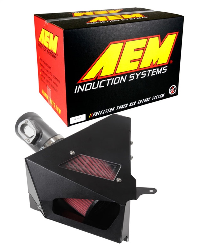 AEM 14-17 Mini Cooper S L4-2.0L F/I Gunmetal Gray Cold Air Intake - Image 4
