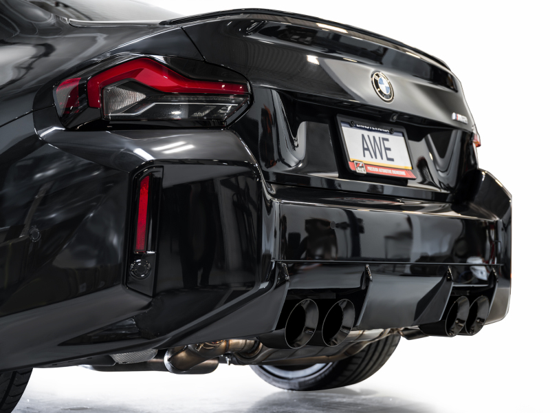 AWE Tuning 23-24 BMW G87 M2 Track Edition Exhaust - Diamond Black Tips - Image 8