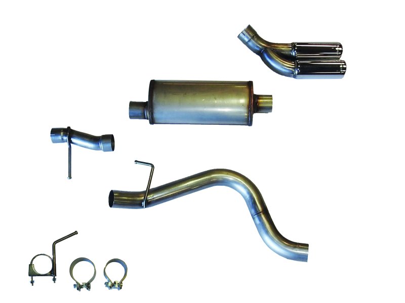 JBA 19-20 Ford Ranger 2.3L 409SS Pass Side Dual Exit Cat-Back Exhaust - Image 2