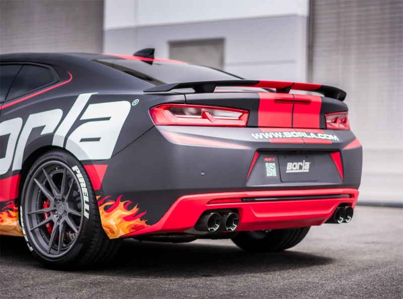 Borla 2016 Chevy Camaro V8 SS AT/MT ATAK Rear Section Exhaust w/o Dual Mode Valves - Image 4