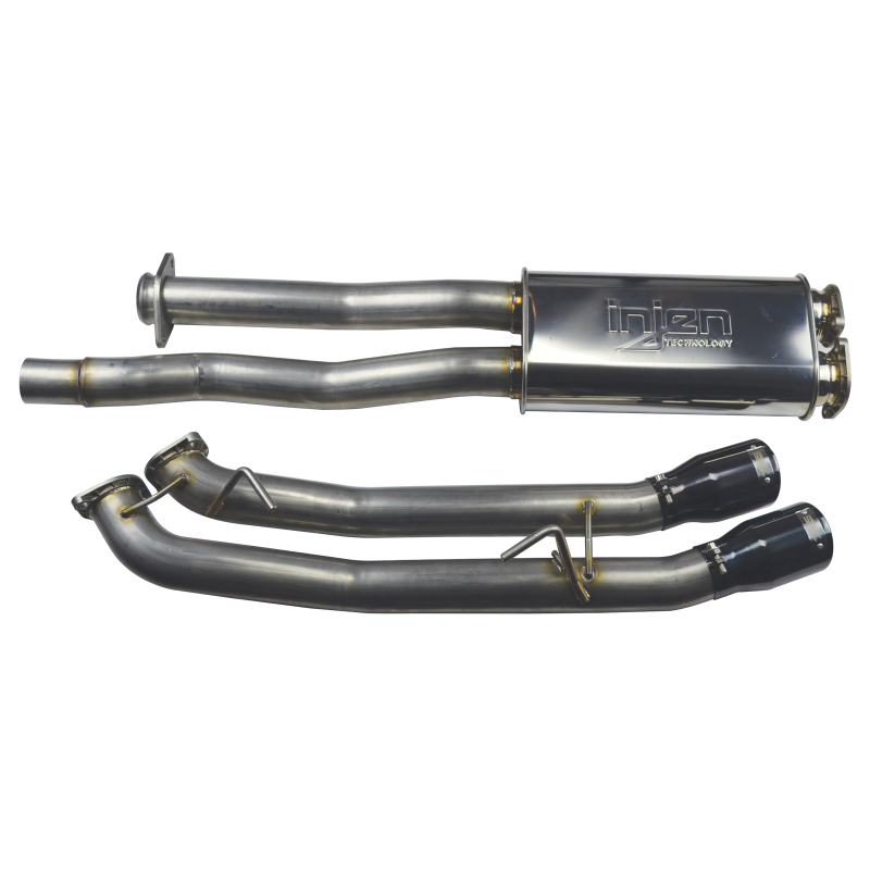Injen 17-20 Ford F150 Raptor Super Crew V6 3.5L 3in Cat-Back SS Exhaust w/ Dual Black Chrome Tips - Image 2
