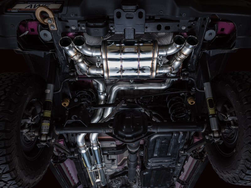 AWE 21+ Wrangler 392 Switchpath Cat-Back Exhaust- Quad BashGuards - Image 5