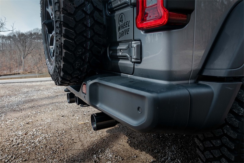 Corsa 2018-2025 Jeep Wrangler JLU 3.6L 2.75in Sport Cat-Back Exhaust w/ 4in Tips - Image 4