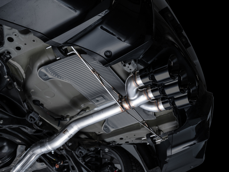 AWE Tuning 2024 Acura Integra Type S DE5 FWD Track Edition Exhaust w/ Triple Diamond Black Tips - Image 2