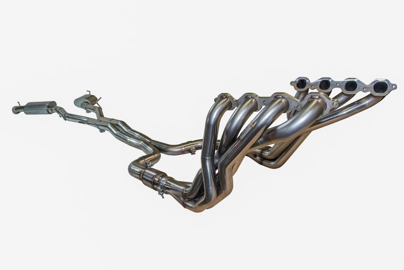 Kooks 16-22 Chevrolet Camaro SS/ZL1 2in Headers w/ GREEN Exhaust Kit Black Quad Tips - Image 2