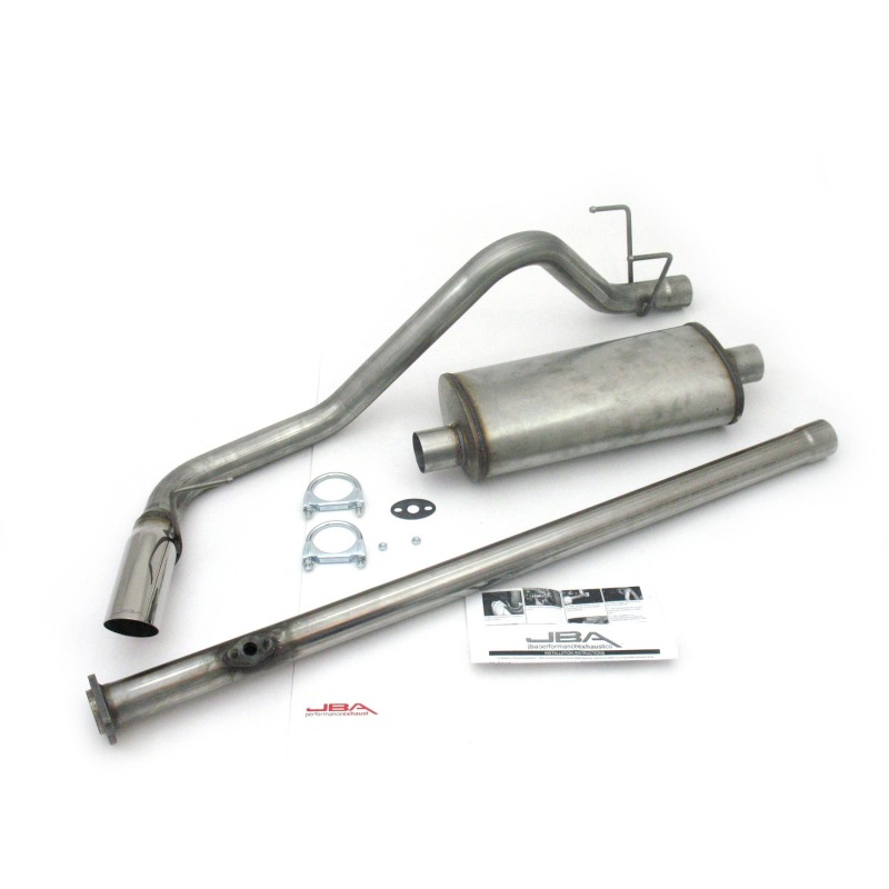 JBA 95-99 Toyota Tacoma (Xtra Cab) 2.4L/2.7L 409SS Pass Side Single Exit Cat-Back Exhaust - Image 2