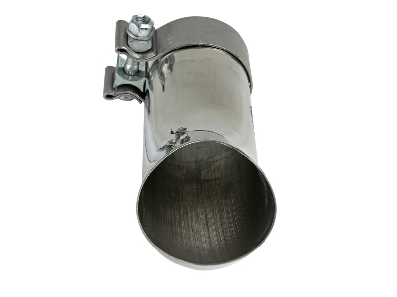 aFe MACH Force-Xp 304 Stainless Steel Clamp-on 2.5in Exhaust Tip - Polished - Image 4