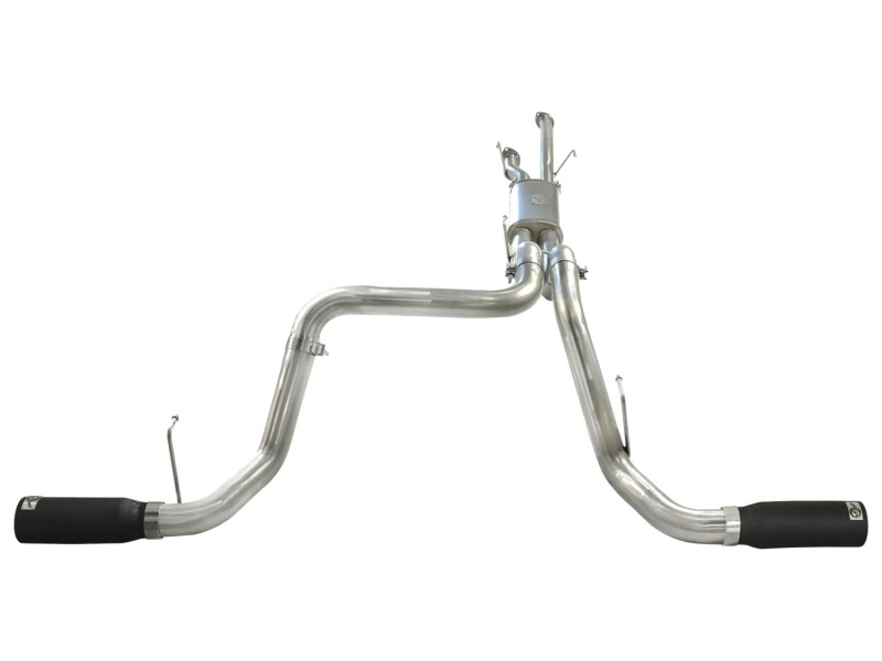 aFe MACHForce XP 2-1/2in to 3in 409 SS Cat-Back Exhaust w/ Black Tips 10-17 Toyota Tundra V8 5.7L - Image 4