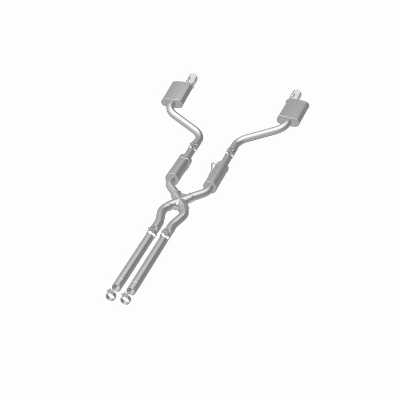 MagnaFlow 11-12 Dodge Charger SRT-8 Hemi Dual Split Rear Exit Stainless Cat-Back Performance Exhaust - Image 4