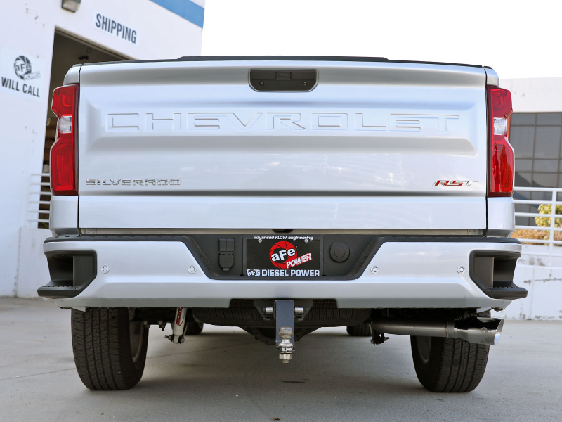 aFe 23-24 GM Trucks L6 Large Bore-HD 3 IN 409 Stainless Steel DPF-Back Exhaust System w/Polished Tip - Image 5