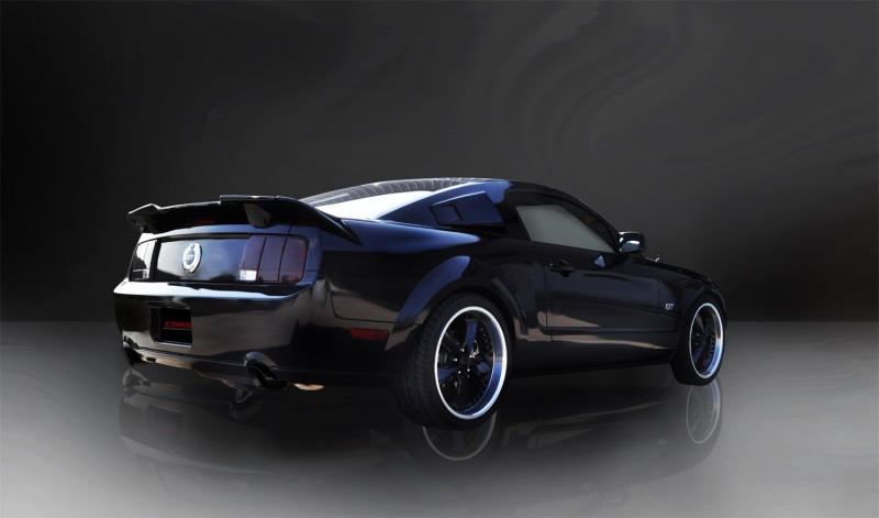 Corsa 2005-2010 Ford Mustang Shelby GT500 5.4L V8 Black Sport Axle-Back Exhaust - Image 2