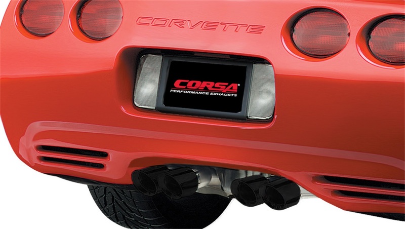 Corsa 1997-2004 Chevrolet Corvette C5 Z06 5.7L V8 Black Xtreme Cat-Back + XO Exhaust - Image 4