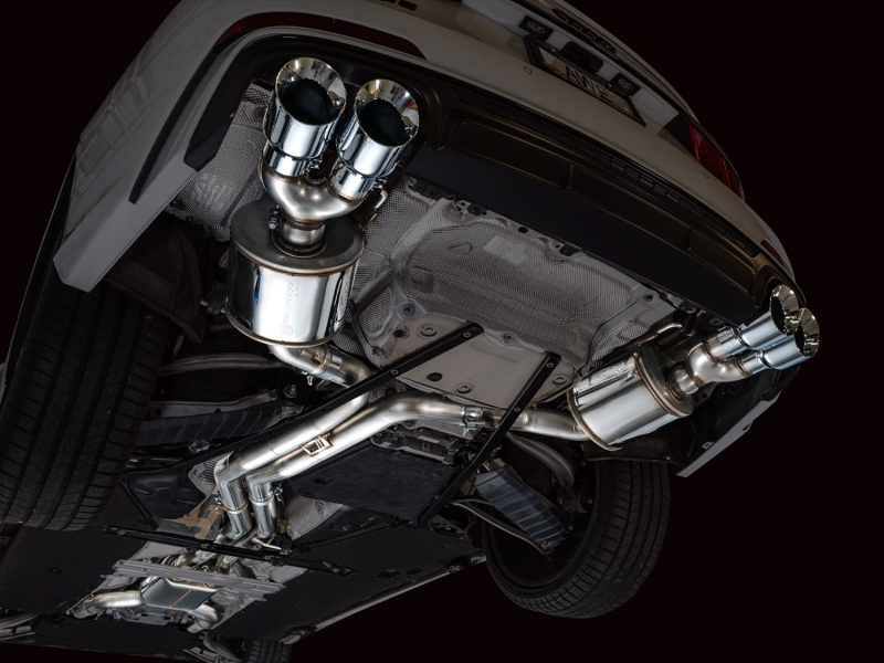 AWE Tuning 19-23 Audi C8 S6/S7 2.9T V6 AWD Touring Edition Exhaust - Chrome Silver Tips - Image 4