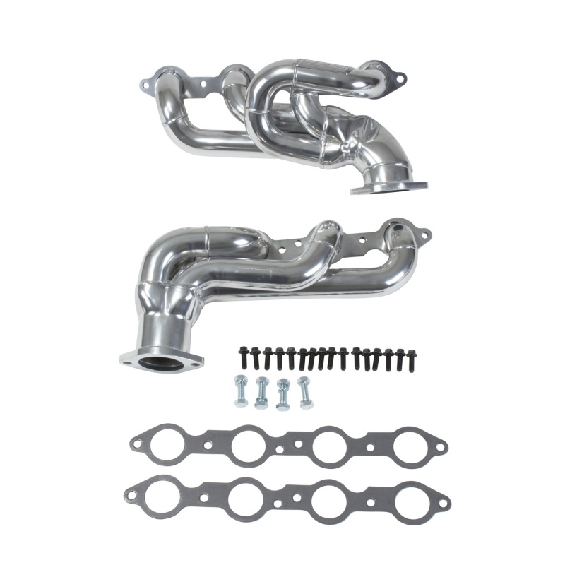 BBK 10-15 Camaro LS3 L99 Shorty Tuned Length Exhaust Headers - 1-3/4 Silver Ceramic - Image 2