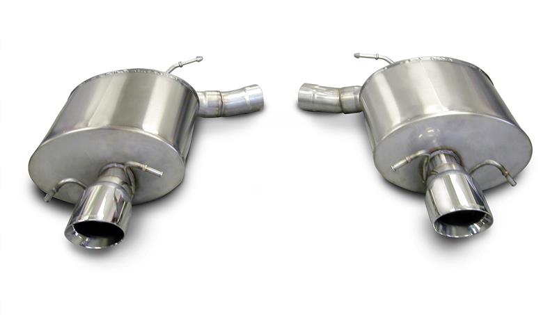 Corsa 2009-2014 Cadillac CTS Sedan V 6.2L V8 Polished Sport Axle-Back Exhaust - Image 8
