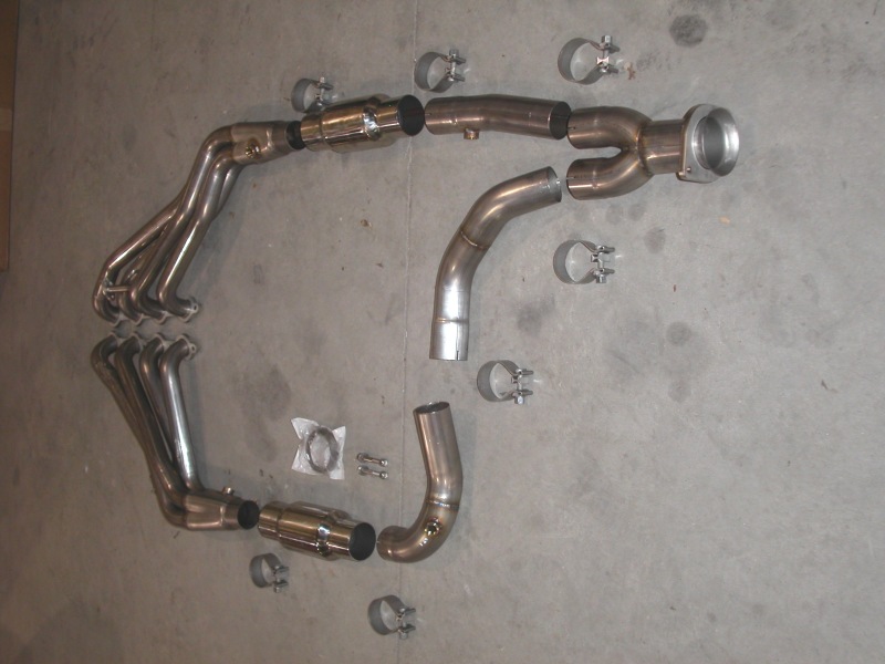 Stainless Works Chevy/GMC Truck 1999-02 Headers 2WD with Converters - Image 2