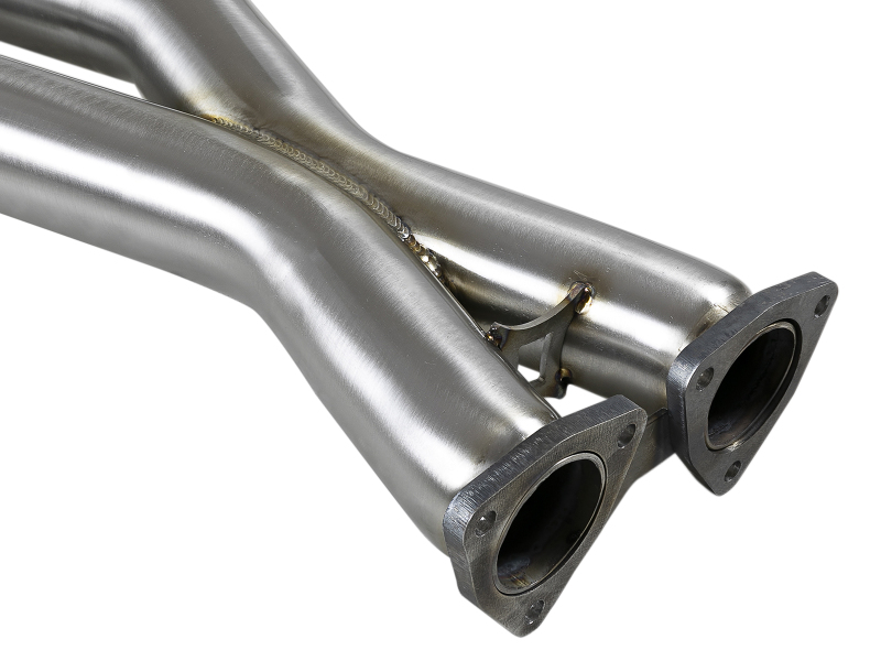 aFe Twisted Steel HDR X-Pipe SS-304 01-06 BMW M3 3.2L S54 - Image 4