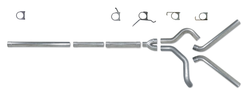 Diamond Eye KIT 4in Catback MFLR RPLCMENT PIPE DUAL SS: 2004.5-2007.5 DODGE CUMMINS 600 - Image 3