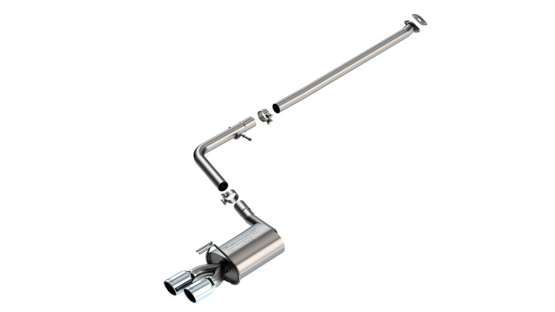 Borla 21-23 Hyundai Sonata SEL Plus/Limited 1.6L L4 (T) FWD S-Type Cat-Back Exhaust - Bright Chrome - Image 3