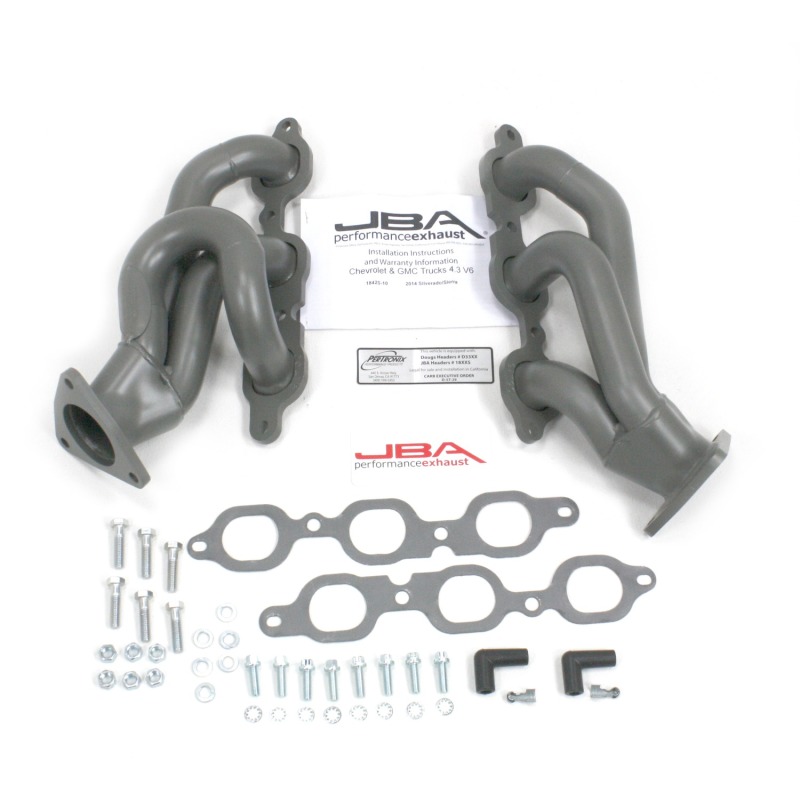 JBA 14-20 GM Truck 4.3L V6 1-5/8in Primary Ti Ctd Cat4Ward Header - Image 2