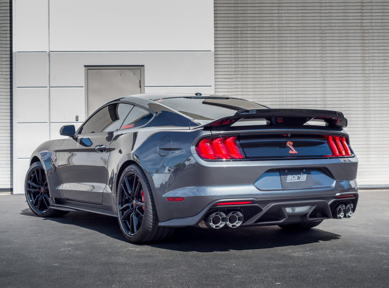 Borla 2020 Ford GT500 5.2L AT 3in ATAK CatBack Exhaust w/ Carbon Fiber Tips - Image 2