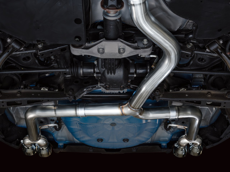 AWE Tuning 2022+ VB Subaru WRX Track Edition Exhaust - Chrome Silver Tips - Image 3