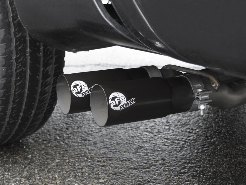 aFe Rebel Series 3in 409 SS Cat-Back Exhaust w/ Black Tips 04-15 Nissan Titan V8 5.6L - Image 3