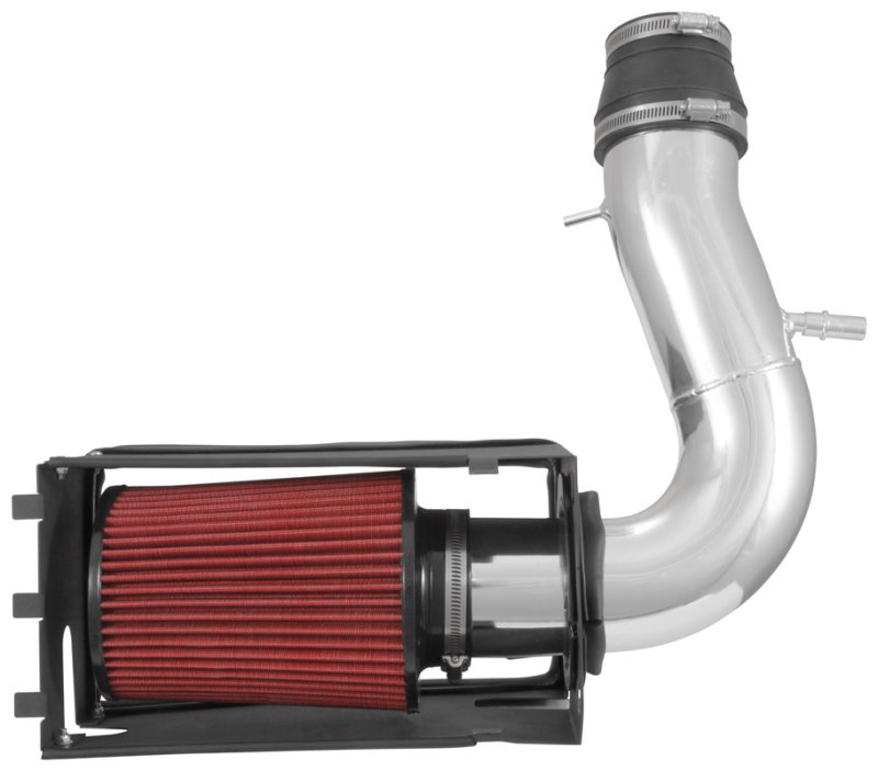 Spectre 11-19 Ford Explorer V6-3.5L F/I Air Intake Kit - Polished Aluminum w/Red Filter - Image 5