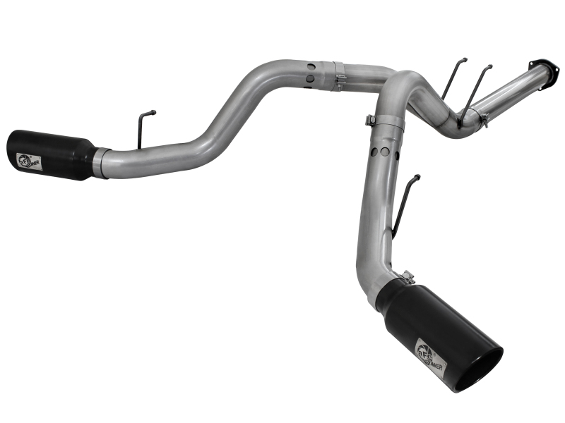 aFe Large Bore-HD DPF-Back Exhaust System Ford Diesel Trucks 11-14 V8-6.7L (td)