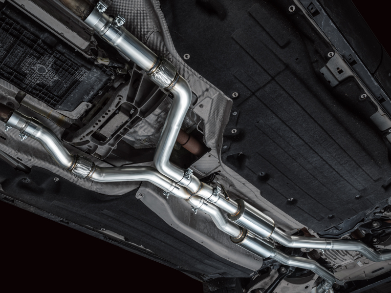 AWE Tuning 2020+ Ford Explorer ST Touring Edition Exhaust w/ Chrome Silver Tips - Image 2