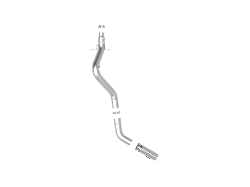 aFe Large Bore-HD 5 IN 409 SS DPF-Back Exhaust System w/Polished Tip 20-23 GM Truck V8-6.6L - Image 3