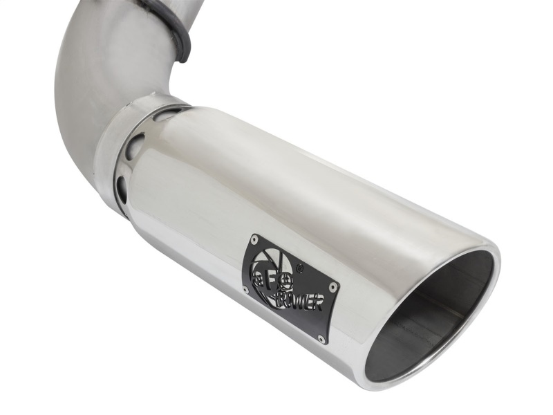 aFe LARGE Bore HD Exhausts 5in DPF-Back SS-409 2016 Nissan Titan XD V8-5.0L CC/SB (td) - Image 3