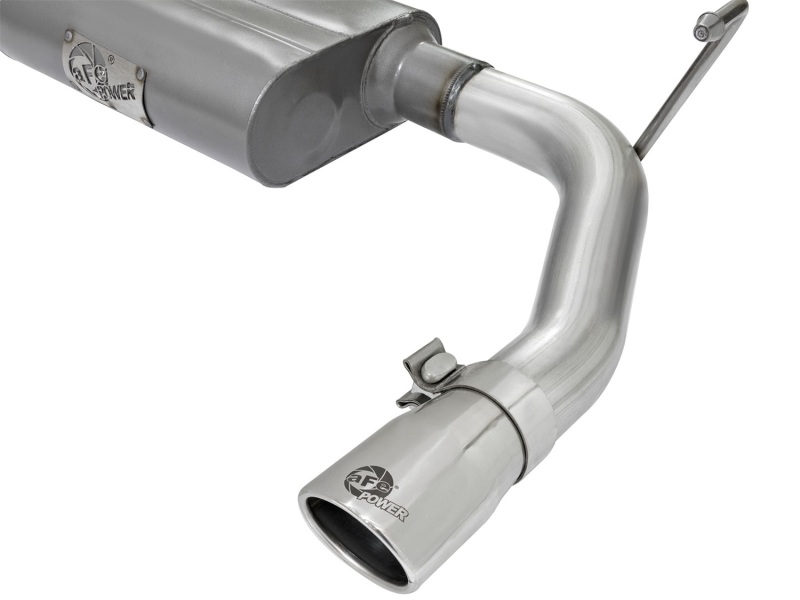 aFe Scorpion 2-1/2in Aluminized Steel Cat Back Exhaust 07-17 Jeep Wrangler V6-3.6/3.8L (4 Dr) - Image 7