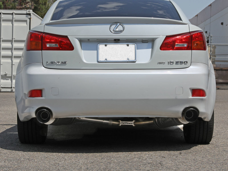 aFe POWER Takeda 06-13 Lexus IS250/IS350 SS Axle-Back Exhaust w/ Black Tips - Image 2