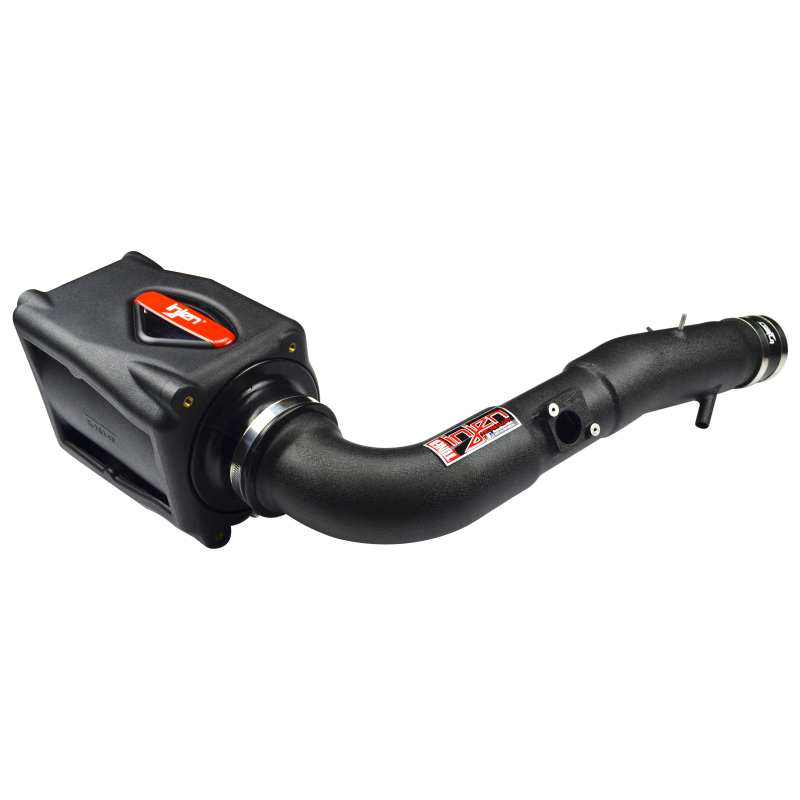 Injen 06-09 FJ 4.0L V6 w/ Power Box Wrinkle Black Power-Flow Air Intake System - Image 2