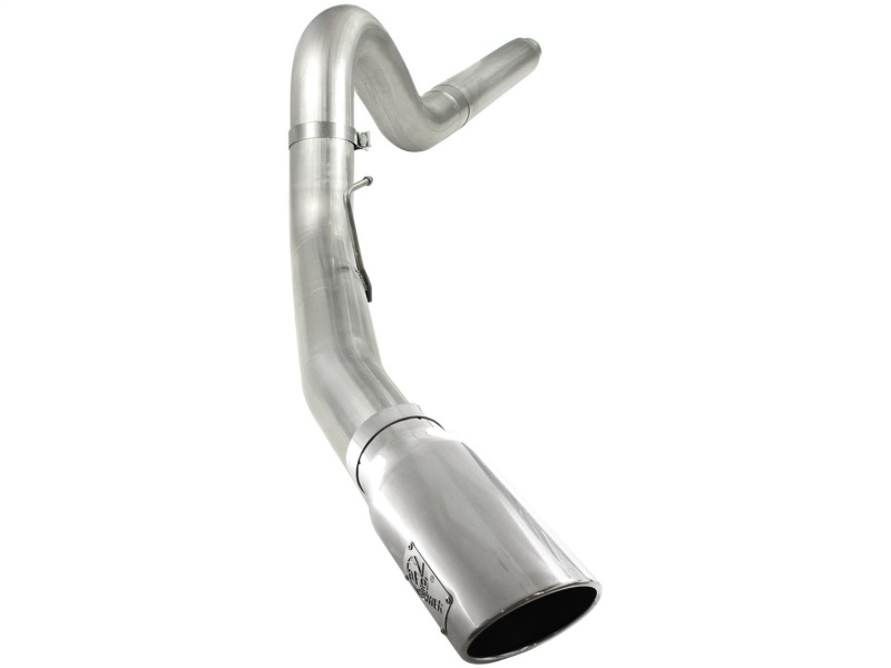 aFe MACHForce XP 5in DPF-Back Stainless Steel Exh Sys, polished tip,Ford Diesel Trucks 08-10 V8-6.4L - Image 2