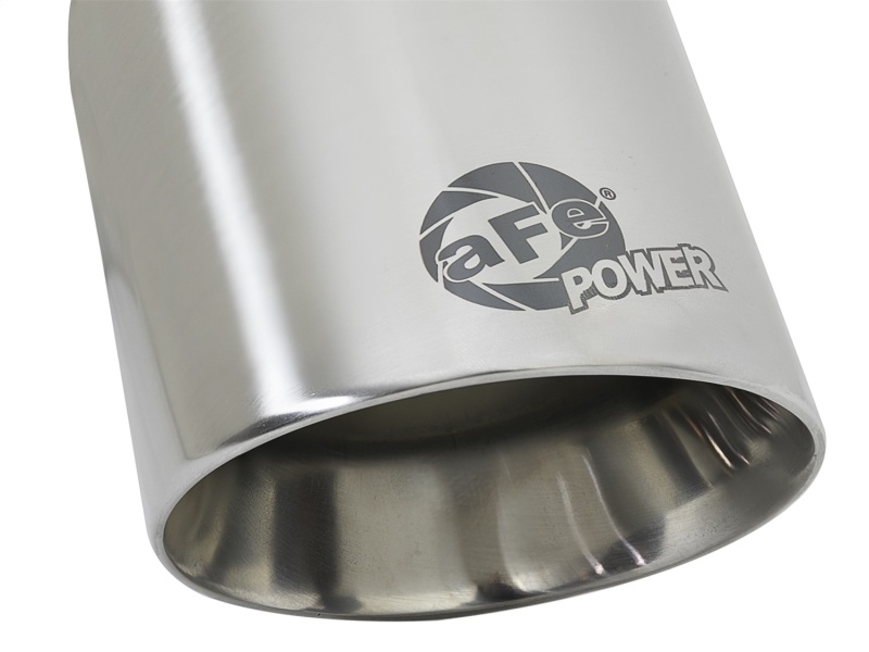 aFe MACH Force-Xp Universal 304 SS Single-Wall Clamp-On Exhaust Tip - Polished - Image 3