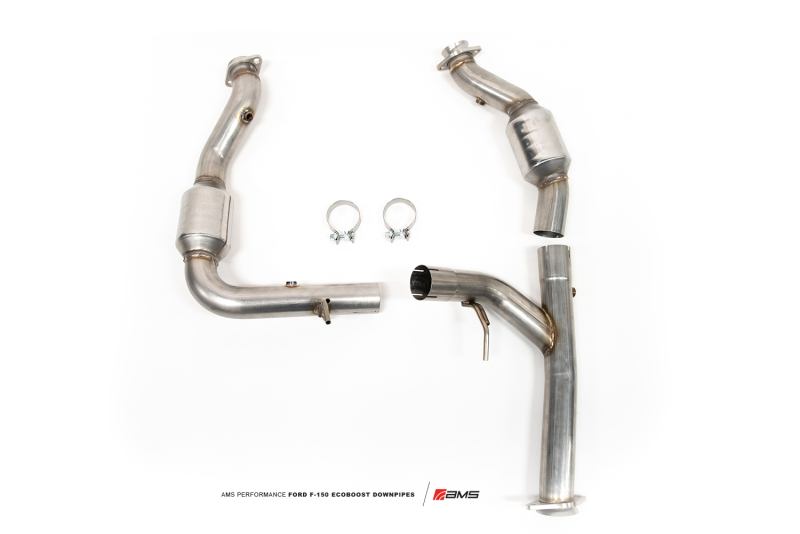 AMS Performance 2015+ Ford F-150 3.5L Ecoboost (Excl Raptor) Federal EPA Compliant Catted Downpipe - Image 2